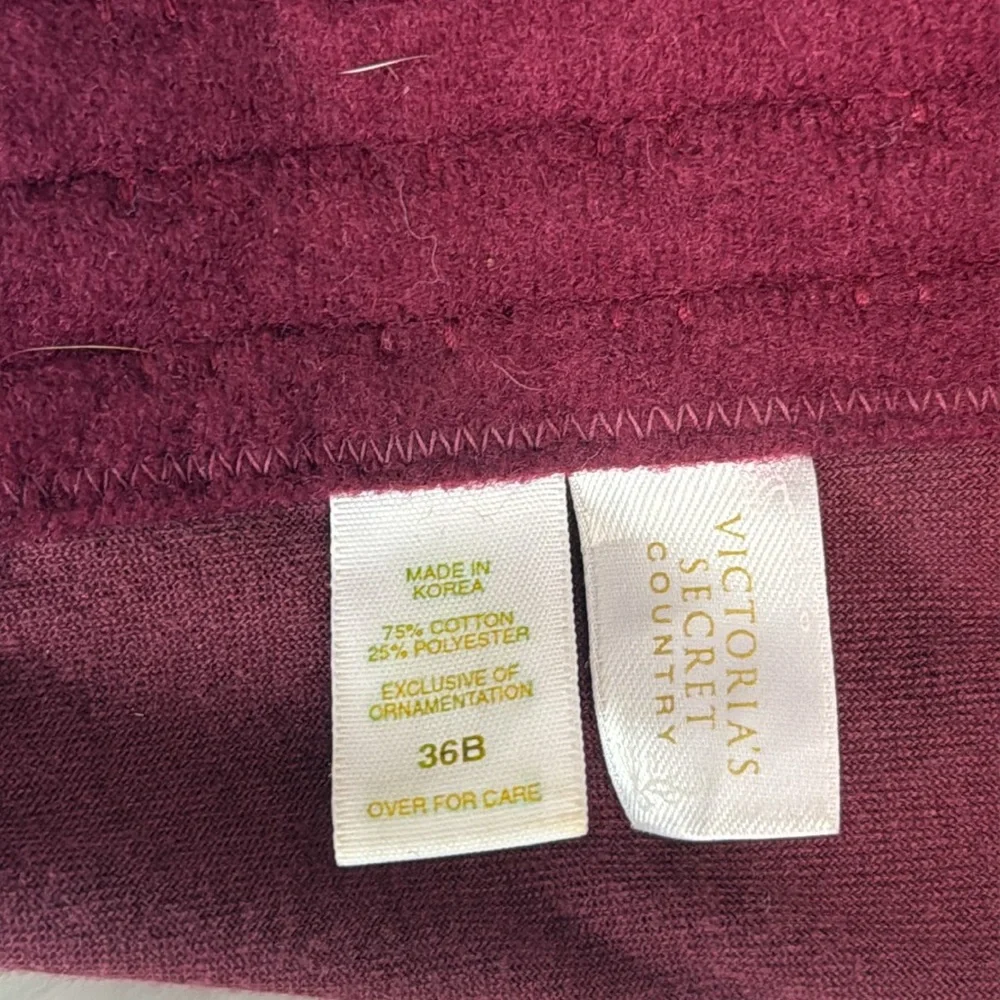 Vintage Victoria’s Secret Velvet Corset Bustier Floral 36B Coquette